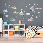 Çocuk Odası Stickerlari.UÇAKLAR VE ARABALAR - Görsel 9