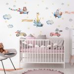 Çocuk Odası Stickerlari.UÇAKLAR VE ARABALAR - Görsel 5