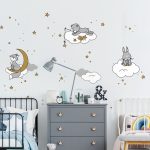 Çocuk Odası Stickerlari  Kedi