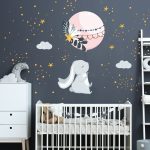 Çocuk Odası Stickerlari.UÇAN TAVŞAN - Görsel 8